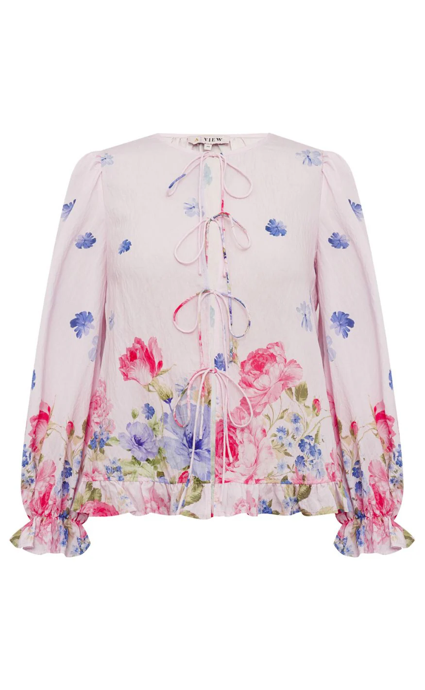 A-View Bluse - Fleur - Rose/Pink