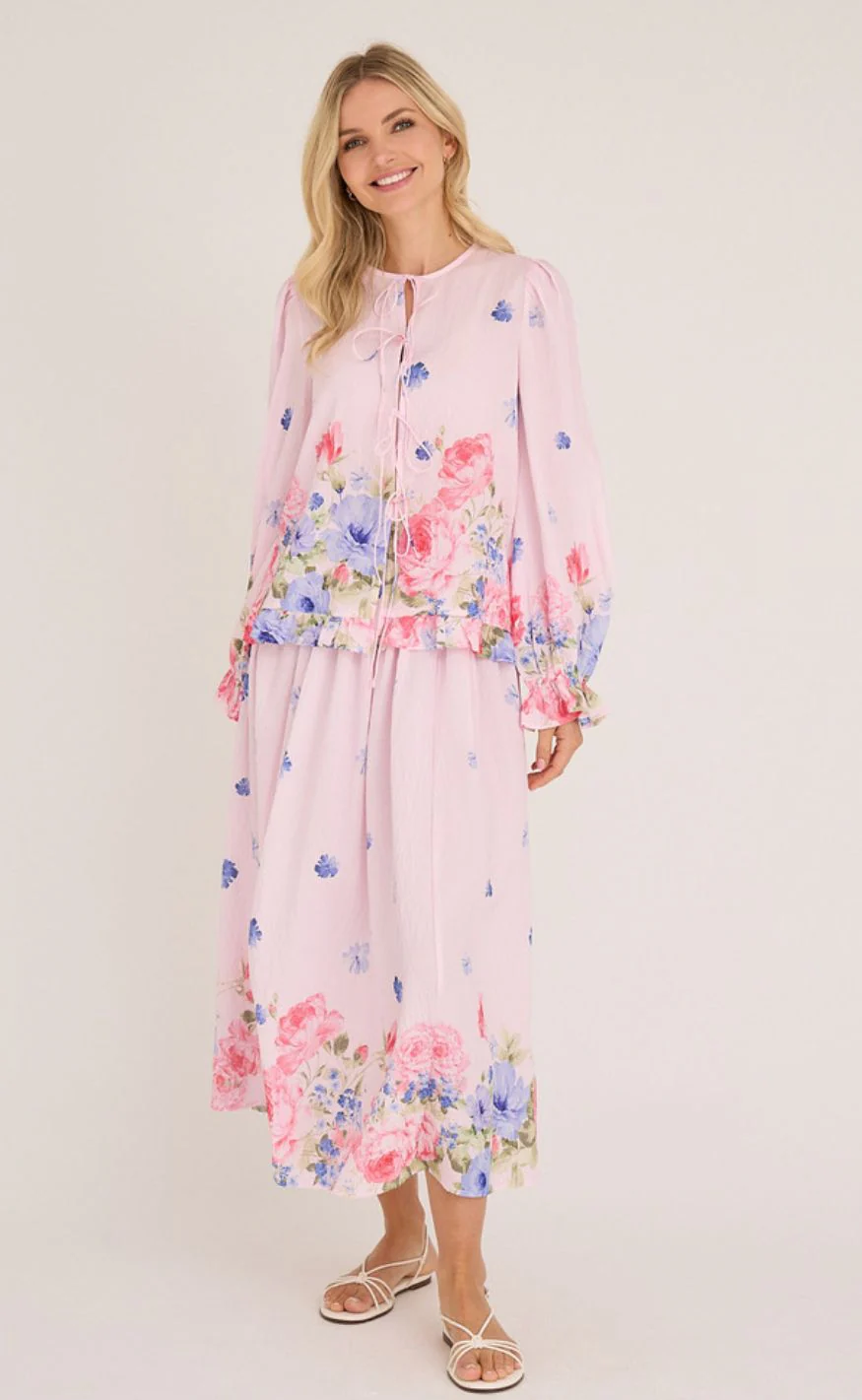 A-View Bluse - Fleur - Rose/Pink - Image 2