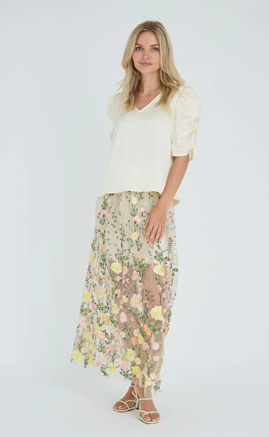 A-View Bluse - Sindrella - Pale Yellow - Image 5