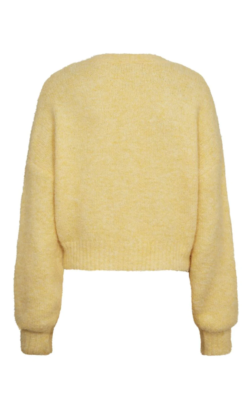 A-View Cardigan - Soft - Pale Yellow - Image 3