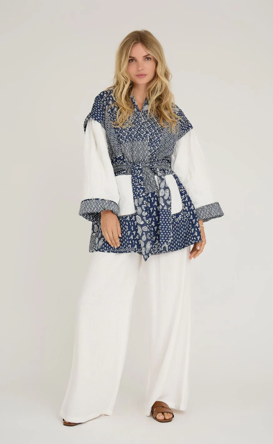 A-View Jakke - Katie patch - 687 Navy/white - Image 9