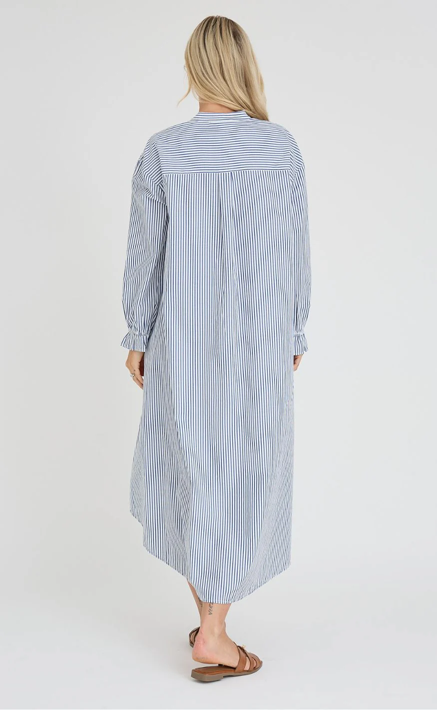 A-View Kjole - Alize - Blue/White Stribe - Image 3