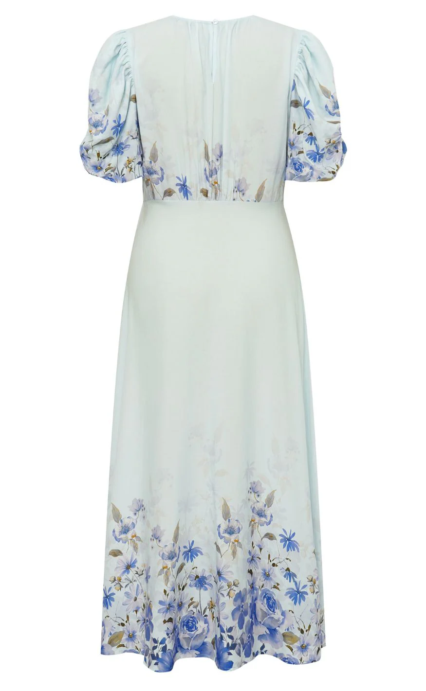 A-View Kjole - Botanic - Light Blue - Image 2