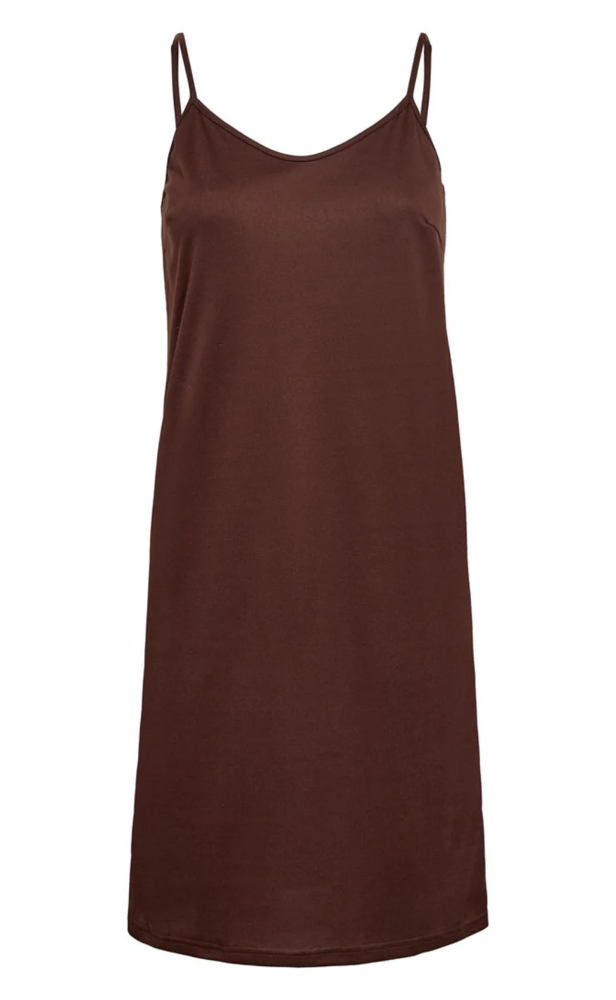 A-View Kjole - Slip - Dark Brown