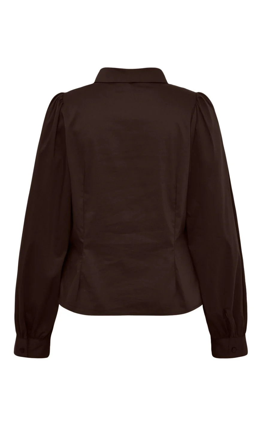 A-View Skjorte - Malika - Dark Brown - Image 3