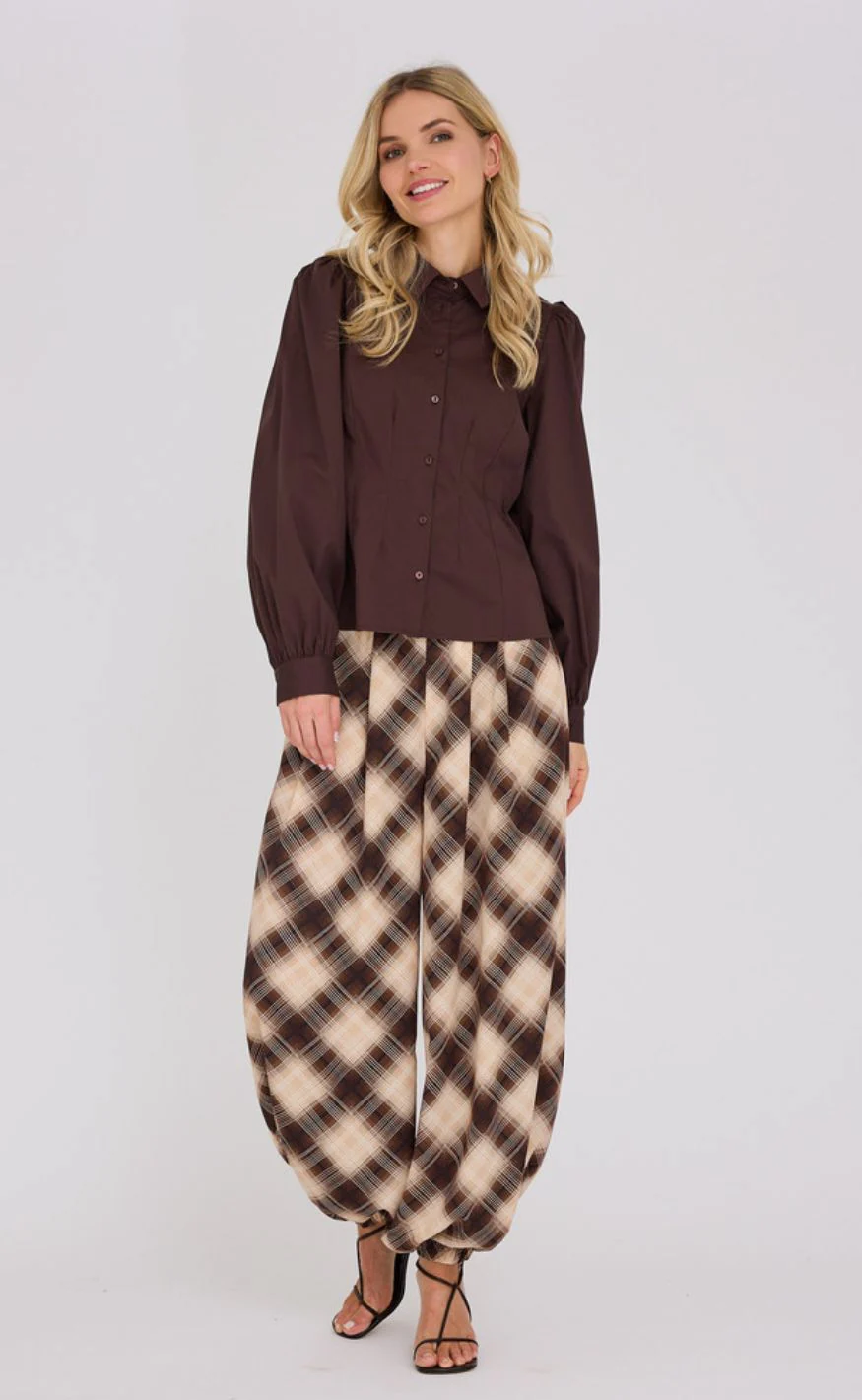 A-View Skjorte - Malika - Dark Brown - Image 5