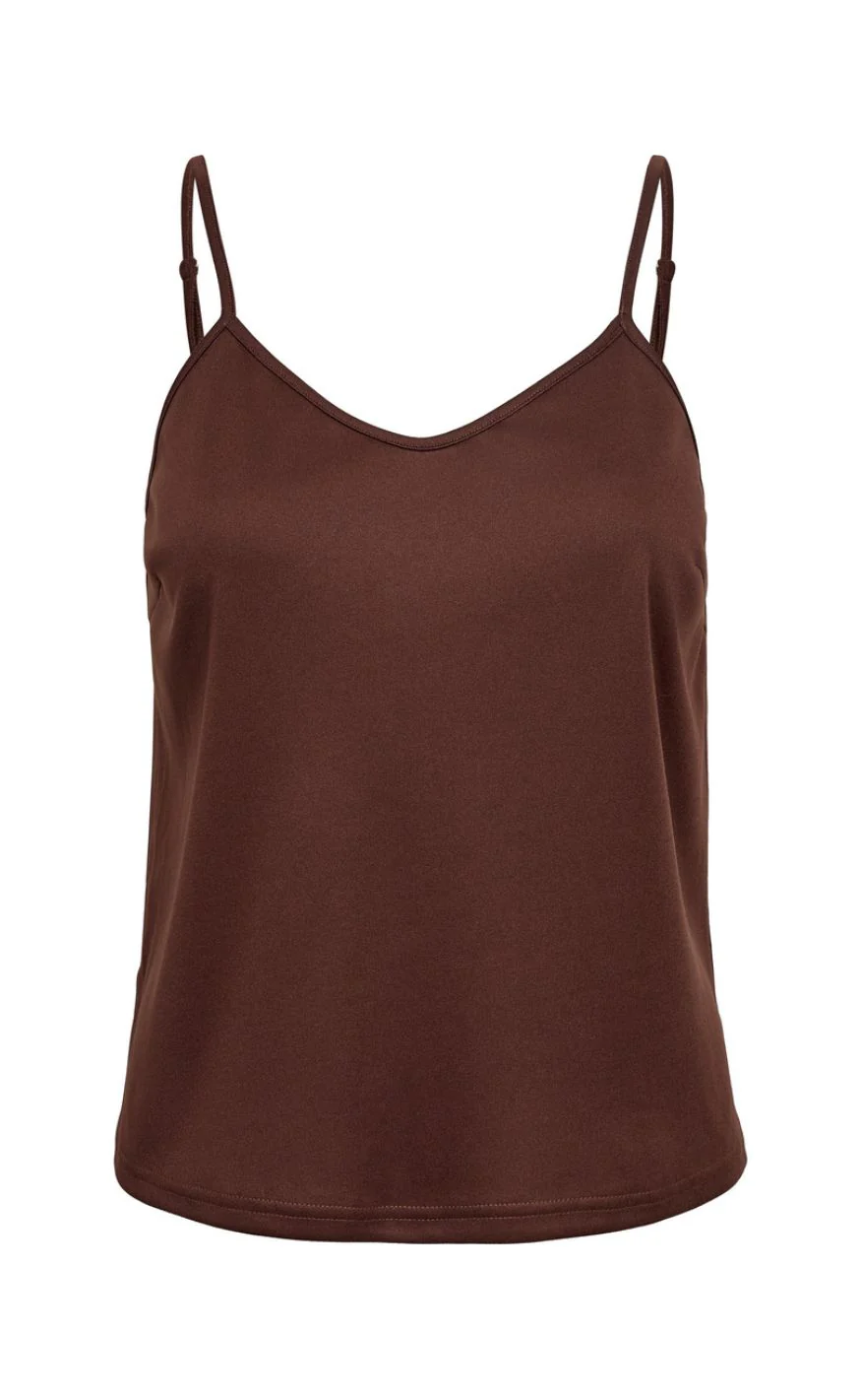 A-View Top - Slip - Dark Brown