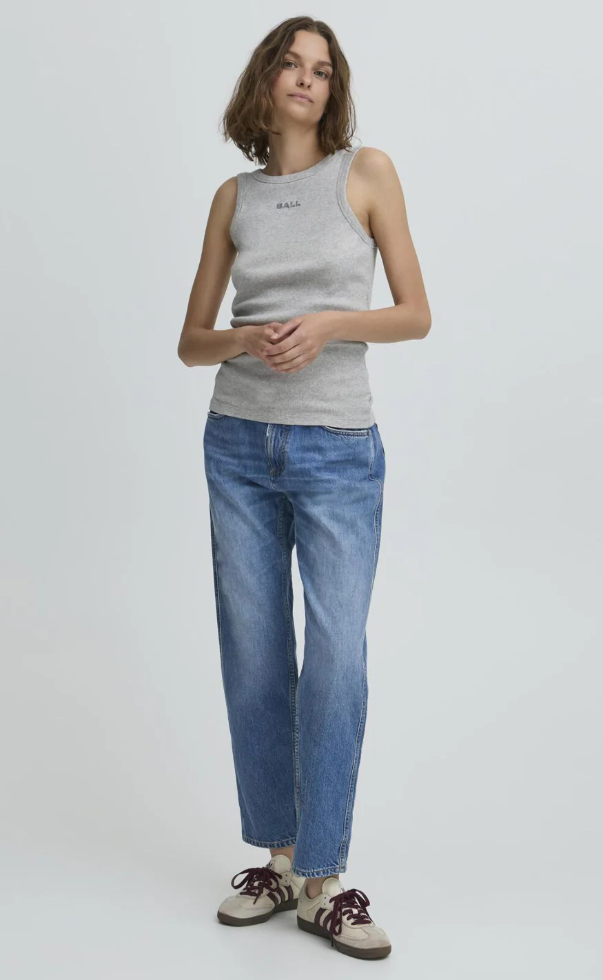 BALL Original Top - Tobelli DN - Medium Grey Melange - Image 7
