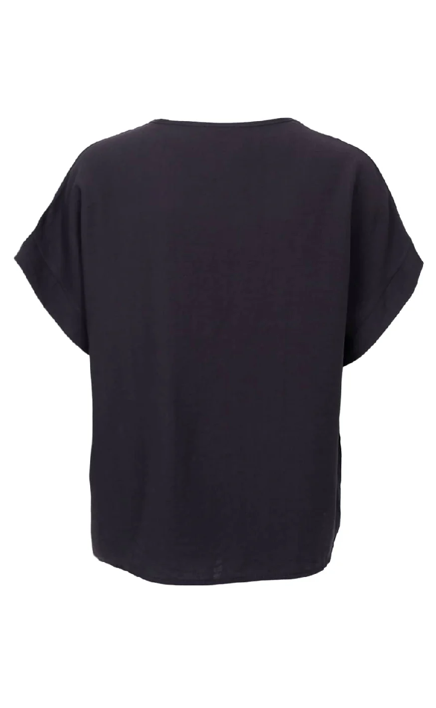 Black Colour Bluse - Samos - Black - Image 3