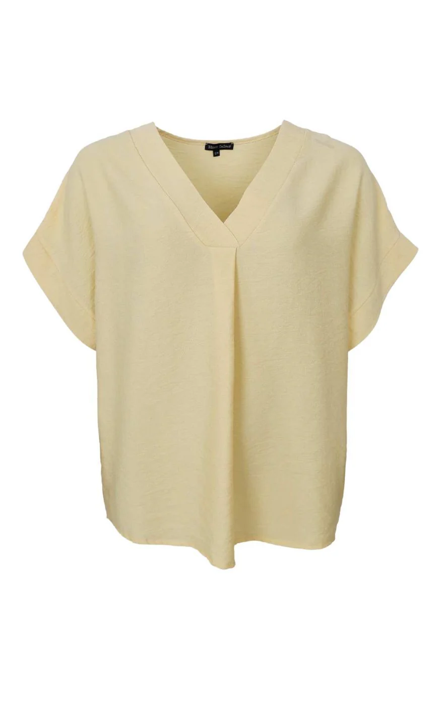 Black Colour Bluse - Samos - Lt. Yellow - Image 2