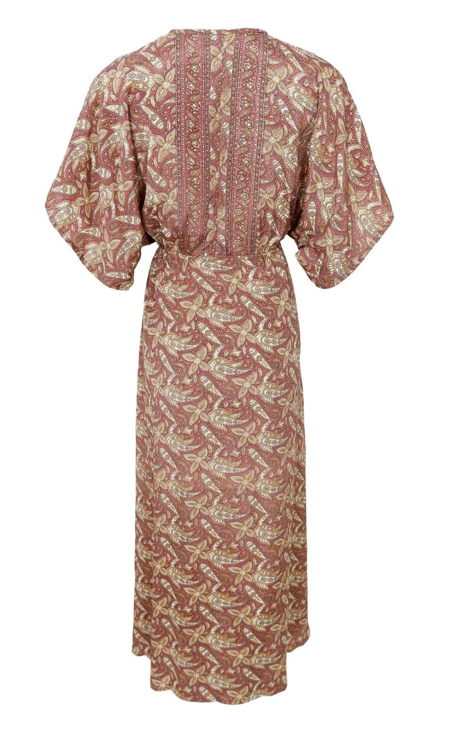 Black Colour Kjole - Luna Long V-neck - Glory Rose - Image 4