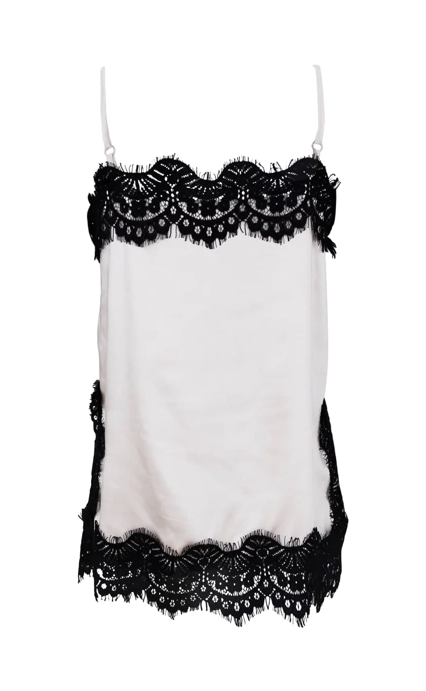 Black Colour Top - Evie Lace - Pearl - Image 2