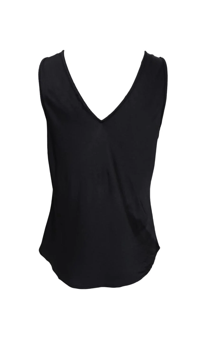 Black Colour Top - Mabel - Black - Image 2