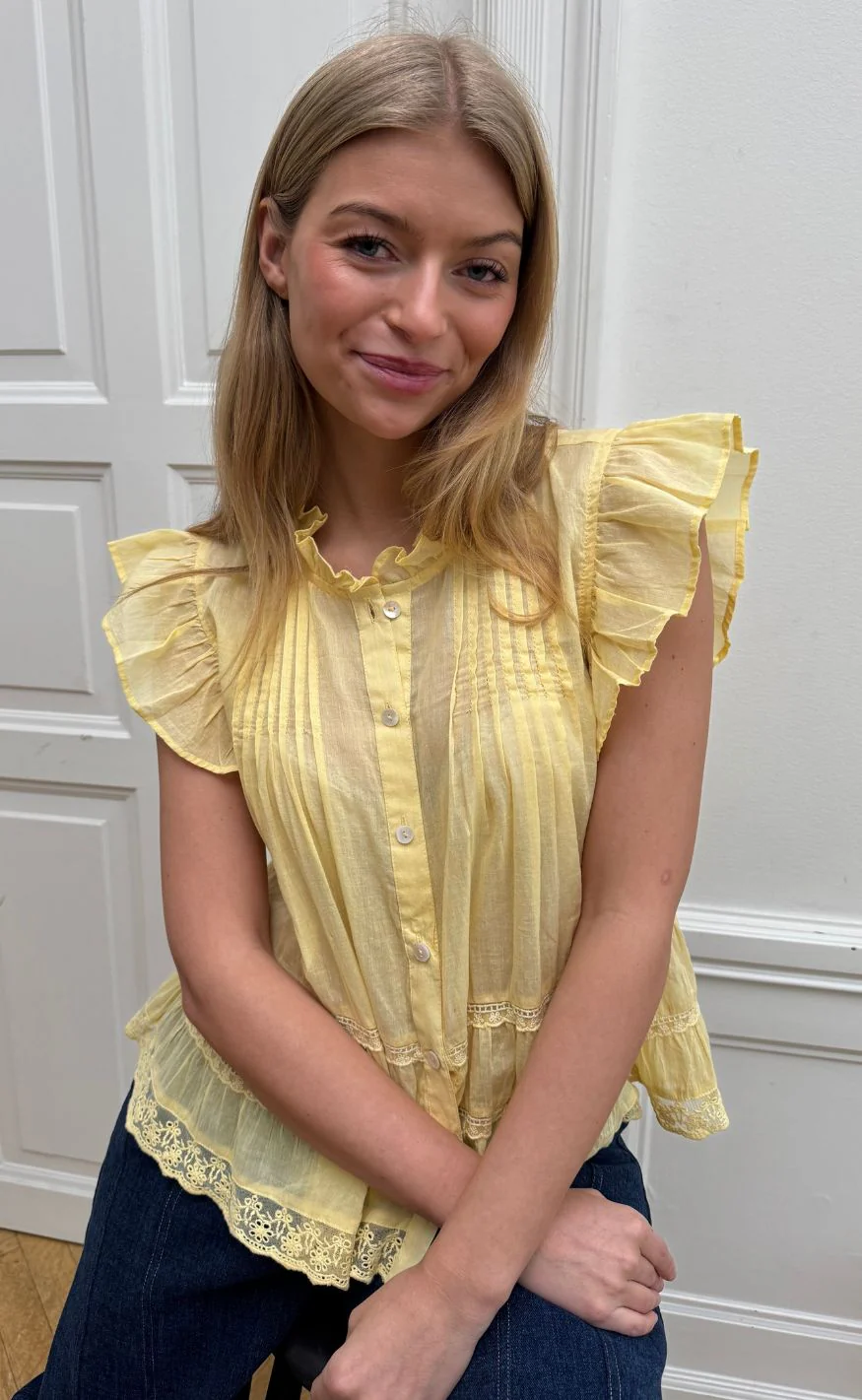 Continue Top - Audrey - Yellow