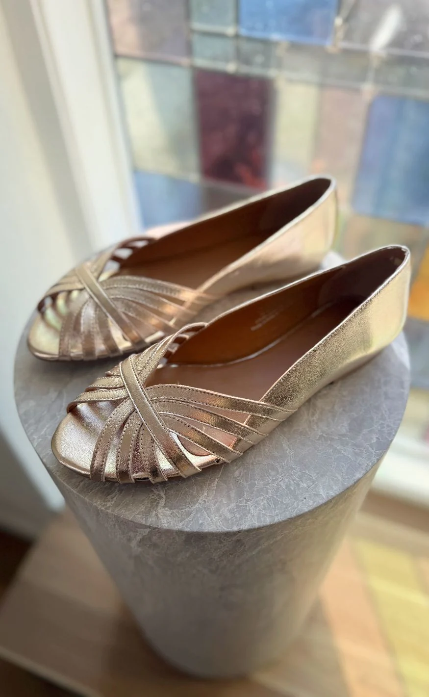 Copenhagen Shoes Ballerinaer - Passionate - Gold - Image 2