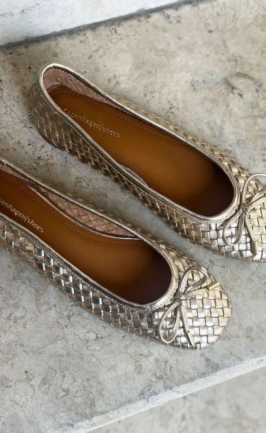 Copenhagen Shoes Ballerinaer - Lucie - Gold