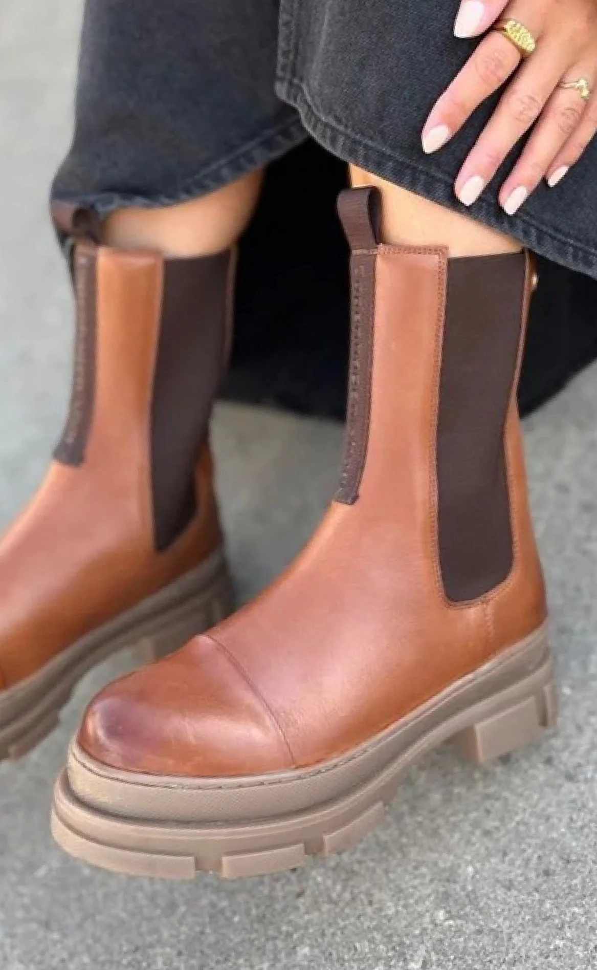 Copenhagen Shoes Støvler - You And Me Mid - Cognac