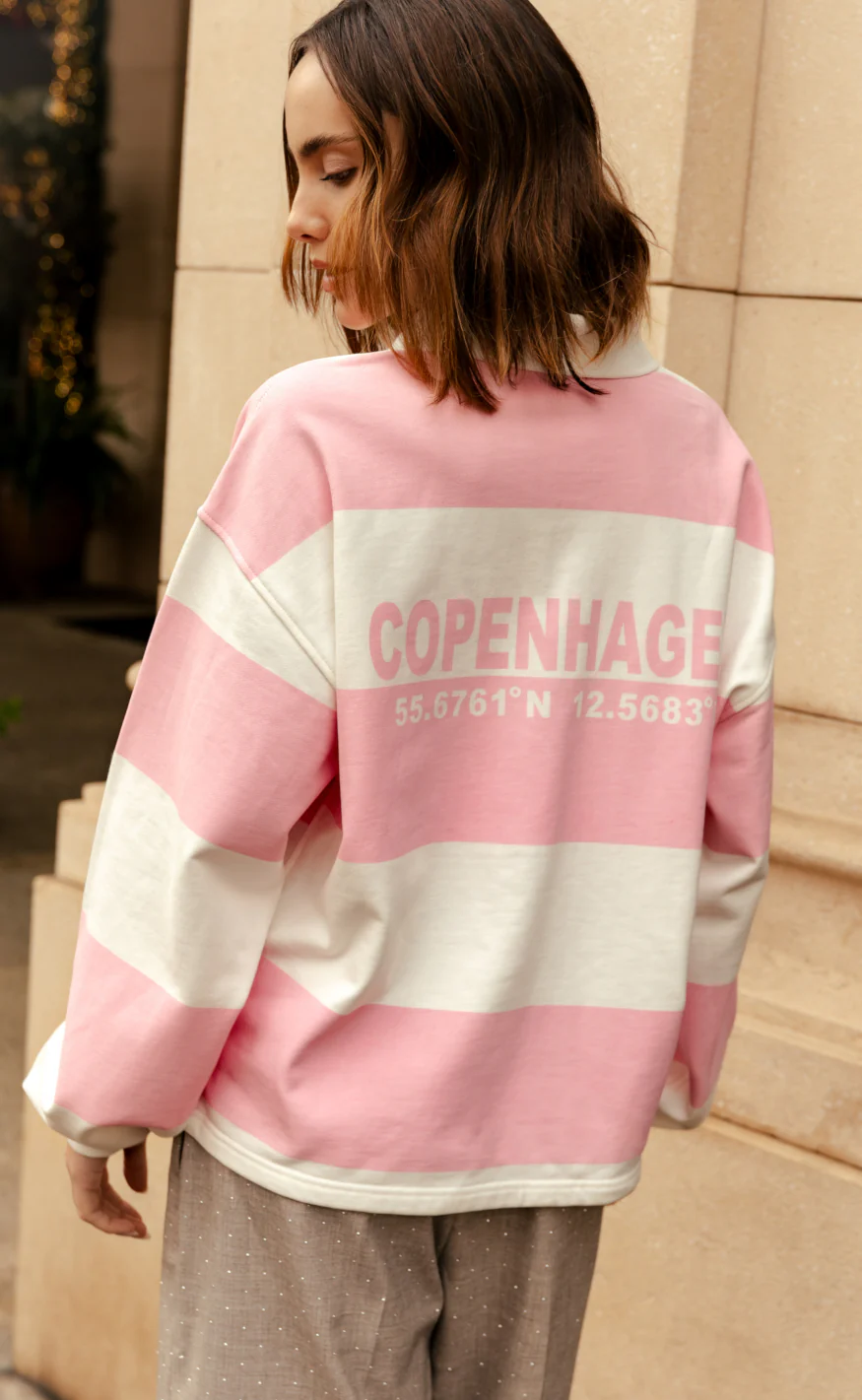 Cras Bluse - Sista - Light Pink Ivory - Image 2
