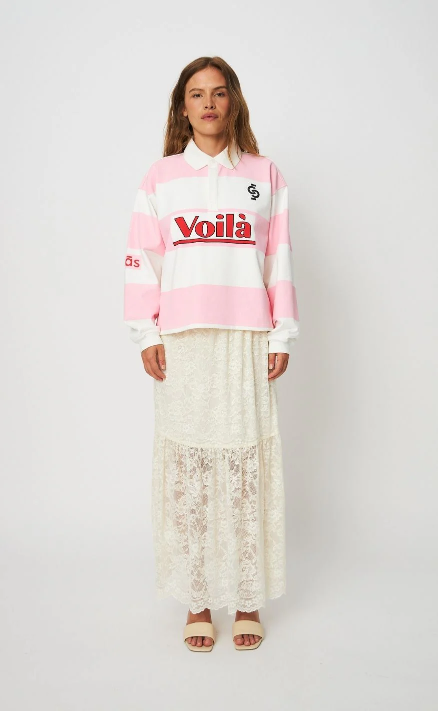Cras Bluse - Sista - Light Pink Ivory - Image 4