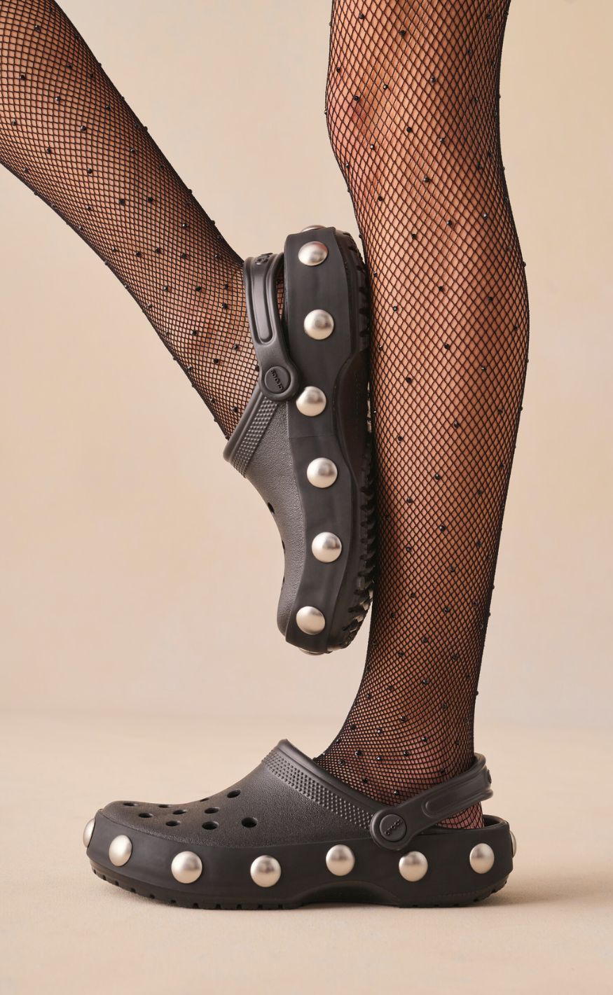 Crocs Træsko - Classic Big Studded Clog - Black - Image 2