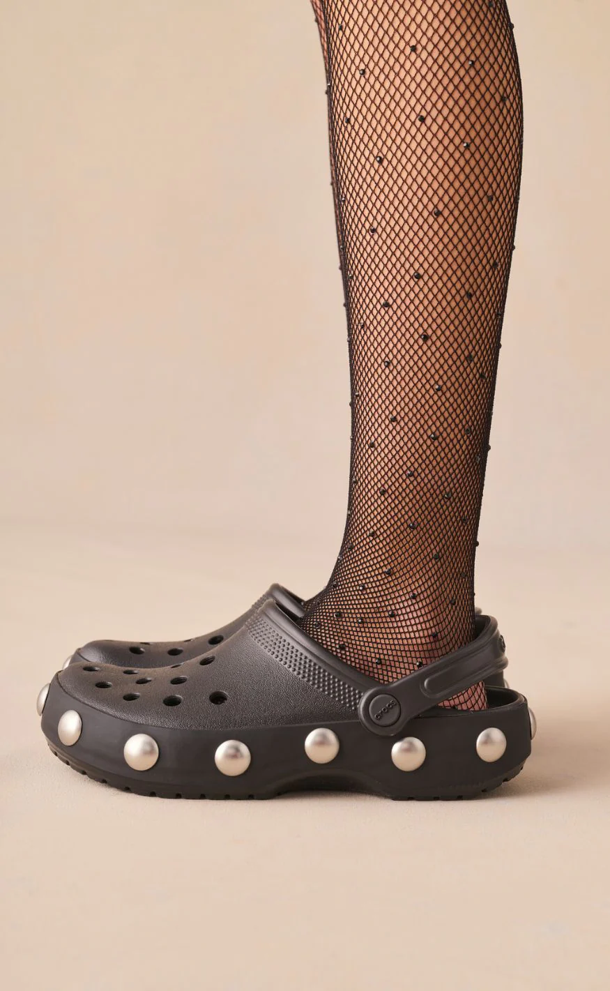 Crocs Træsko - Classic Big Studded Clog - Black - Image 3