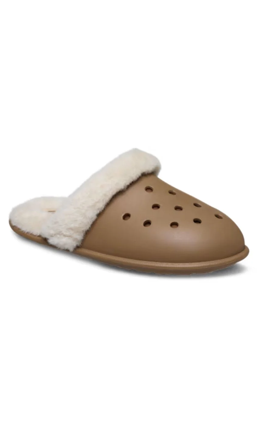 Crocs Træsko - Classic Fuzz Scuff - Sepia - Image 8