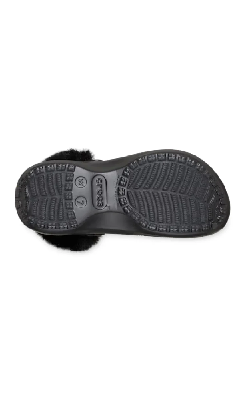 Crocs Træsko - Classic Platform Fuzz Lined - Black - Image 3