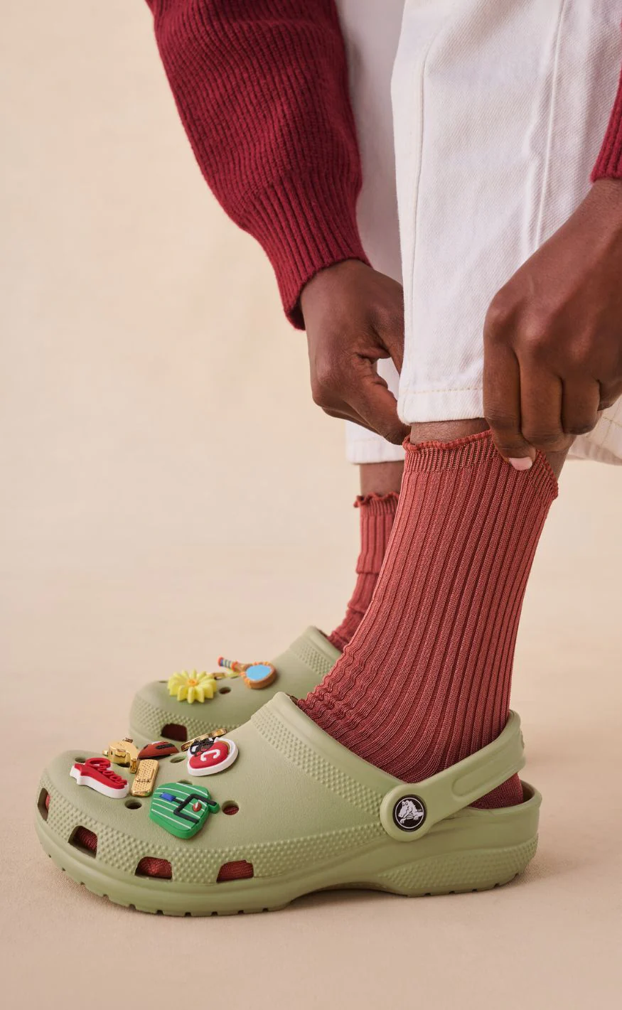 Crocs Træsko - Classic - Tac Green - Image 3