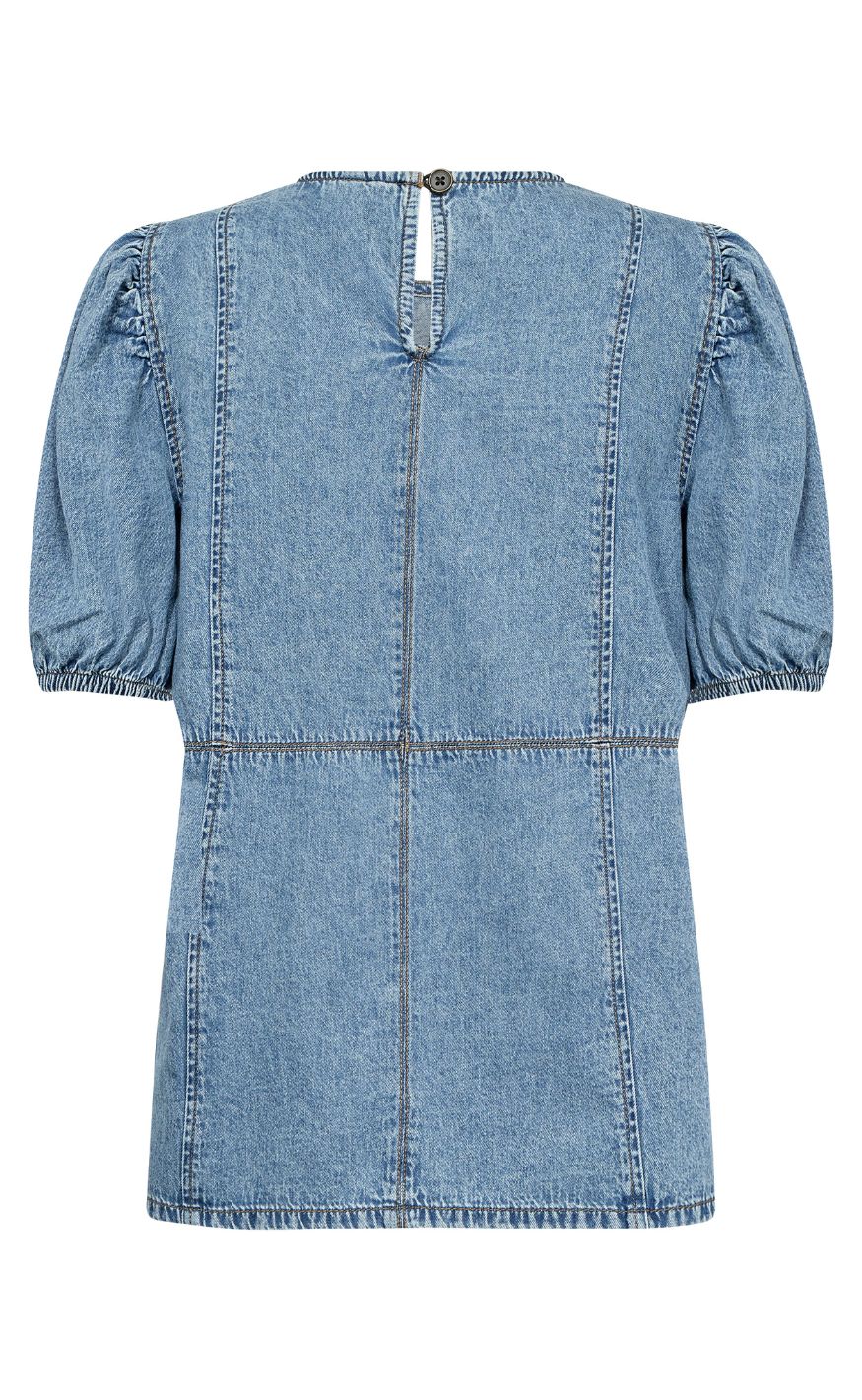 Culture Bluse - Adele Arpa - Blue Stone Wash - Image 8