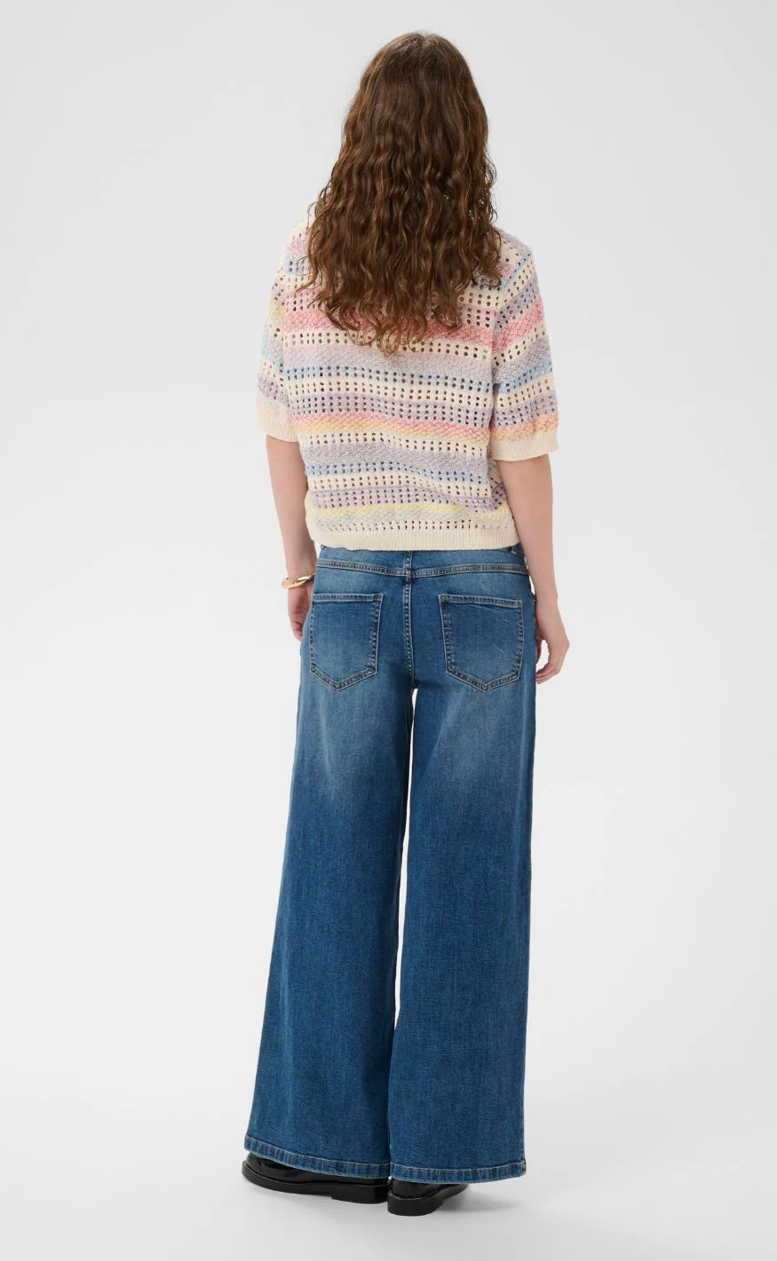 Culture Bluse - Juana Polo - Multi Stripe - Image 6