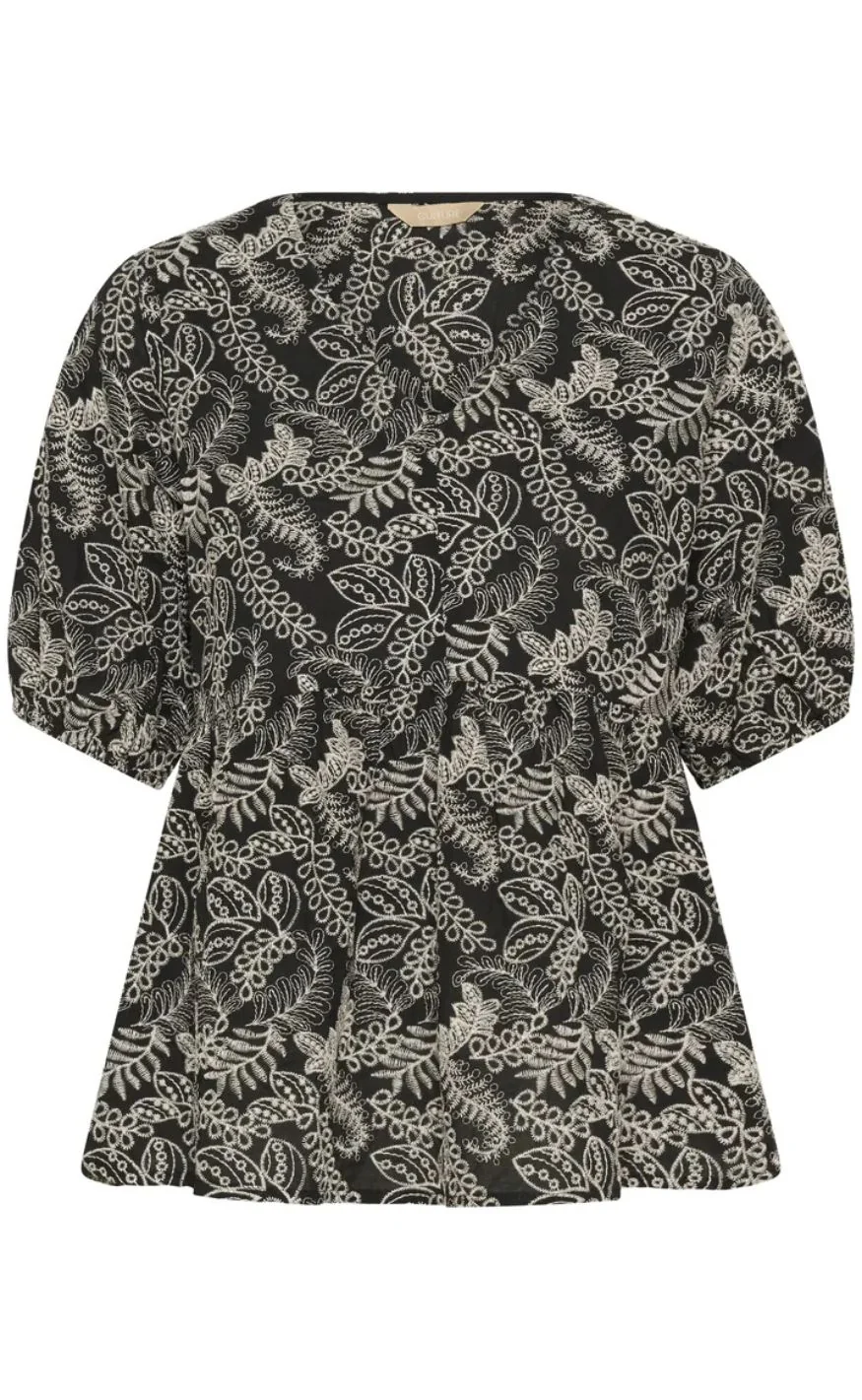 Culture Bluse - Taylar - Black/Whitecap - Image 2