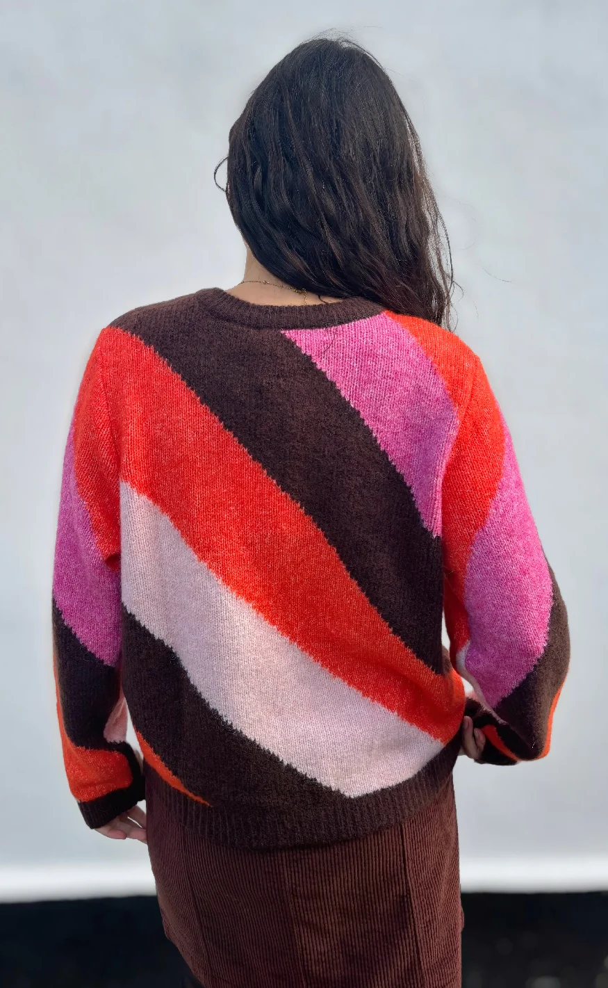 Culture Cardigan - Diga Kimmy - Brown/Pink Mix - Image 20