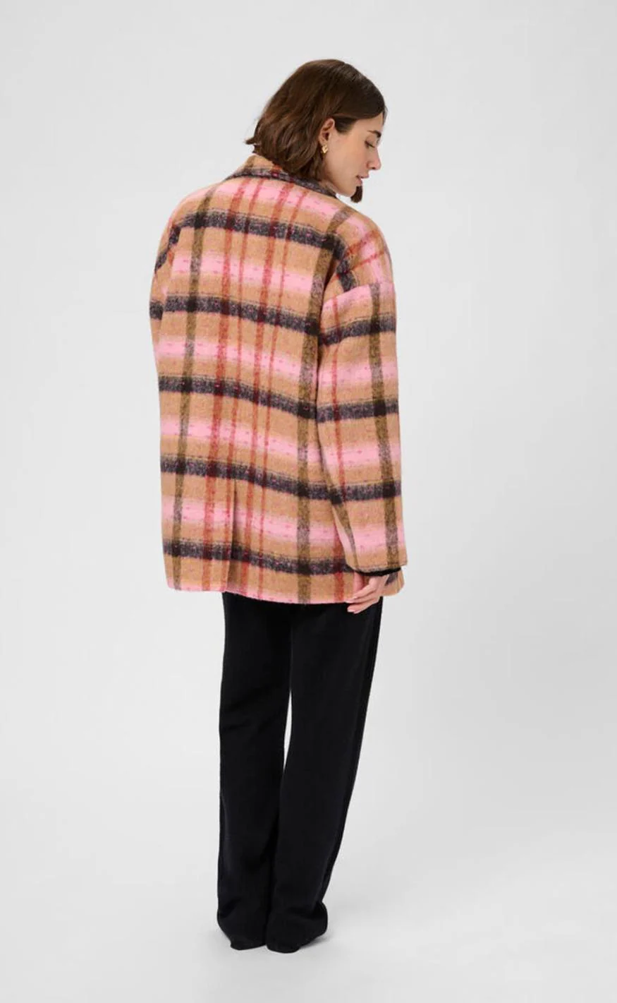 Culture Frakke - Shila - Brown/Red Check - Image 9