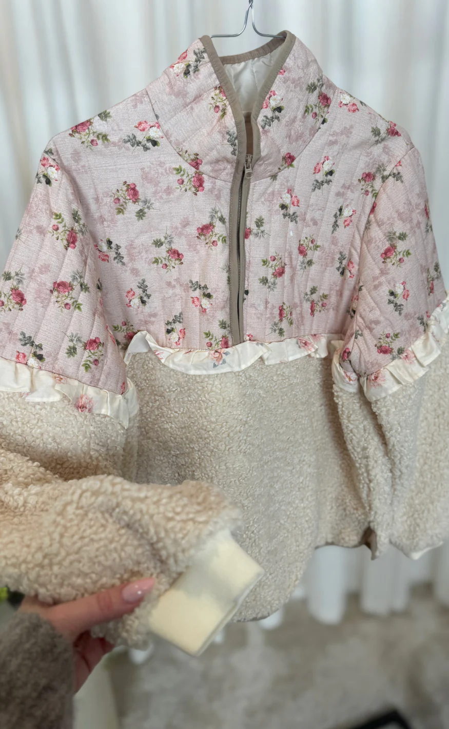 Culture Jakke - Aiko Catina Teddy - Whitecap - Image 11