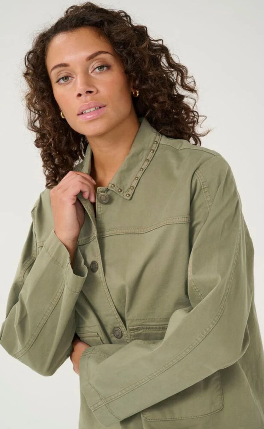 Culture Jakke - Ally Brita - Burnt Olive - Image 12