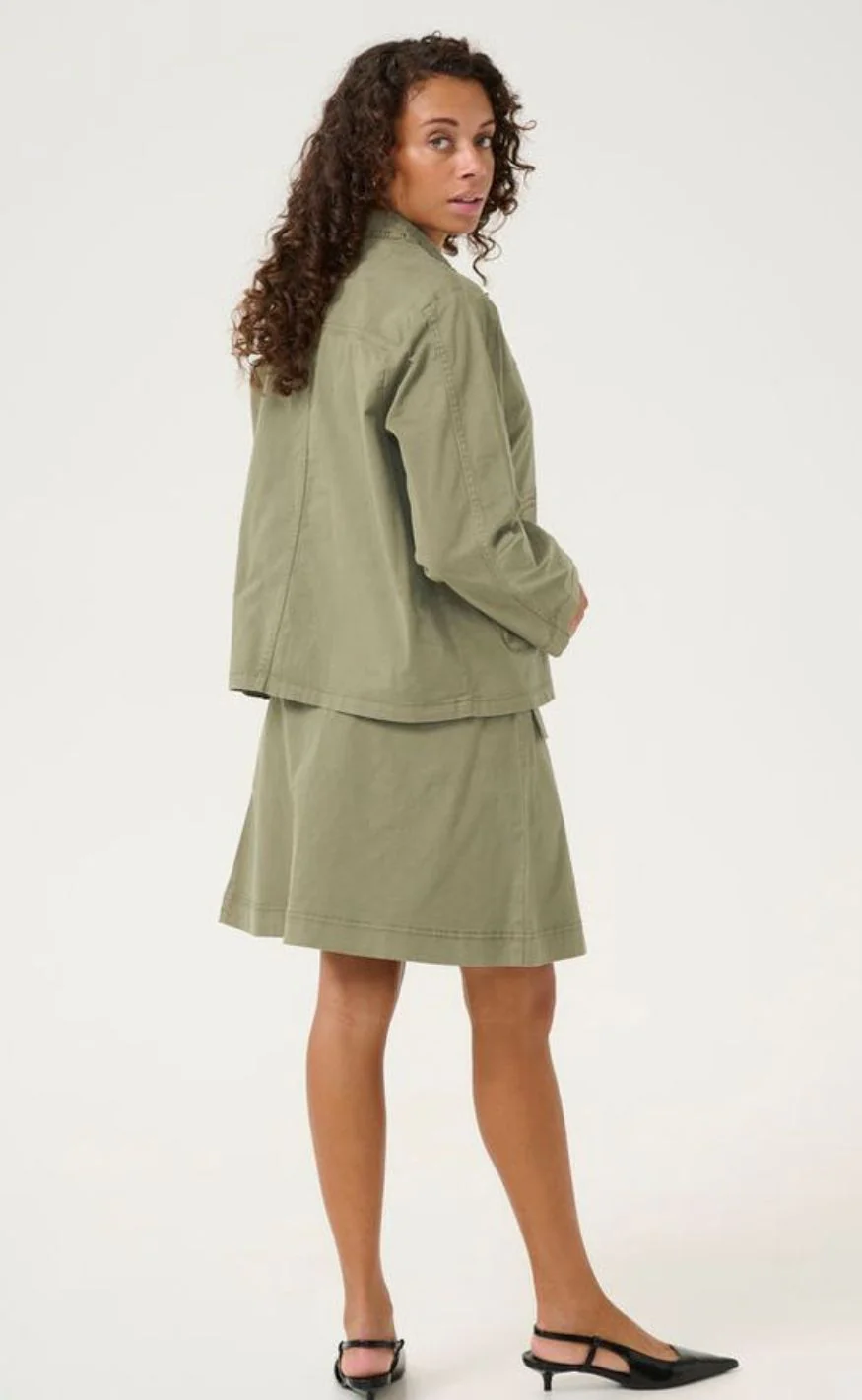 Culture Jakke - Ally Brita - Burnt Olive - Image 13