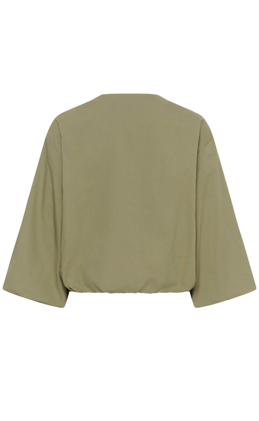 Culture Jakke - Bendine - Dusky Green - Image 3