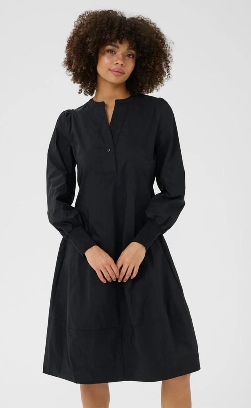 Culture Kjole - Antoinett Rib - Black - Image 2
