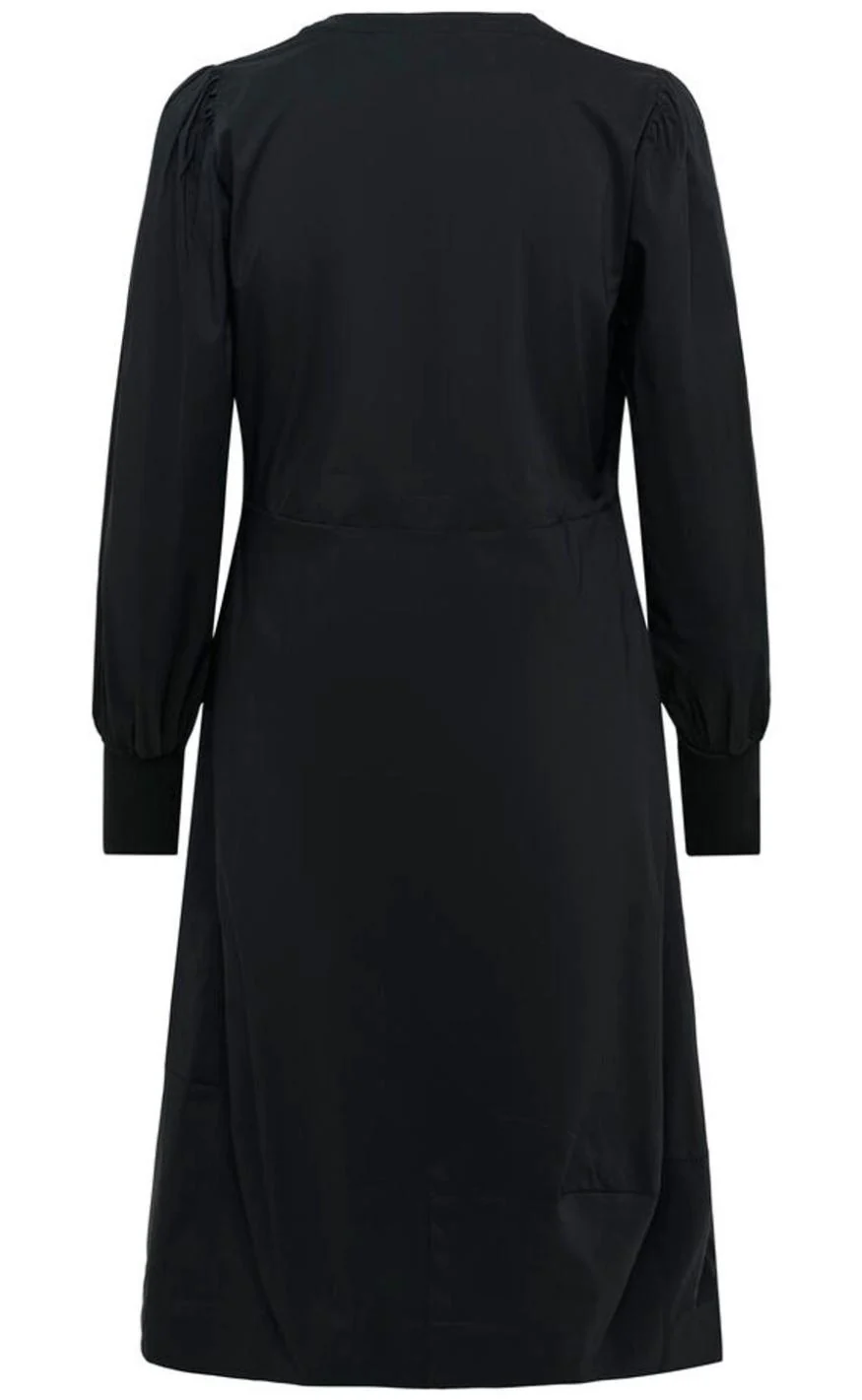 Culture Kjole - Antoinett Rib - Black - Image 3