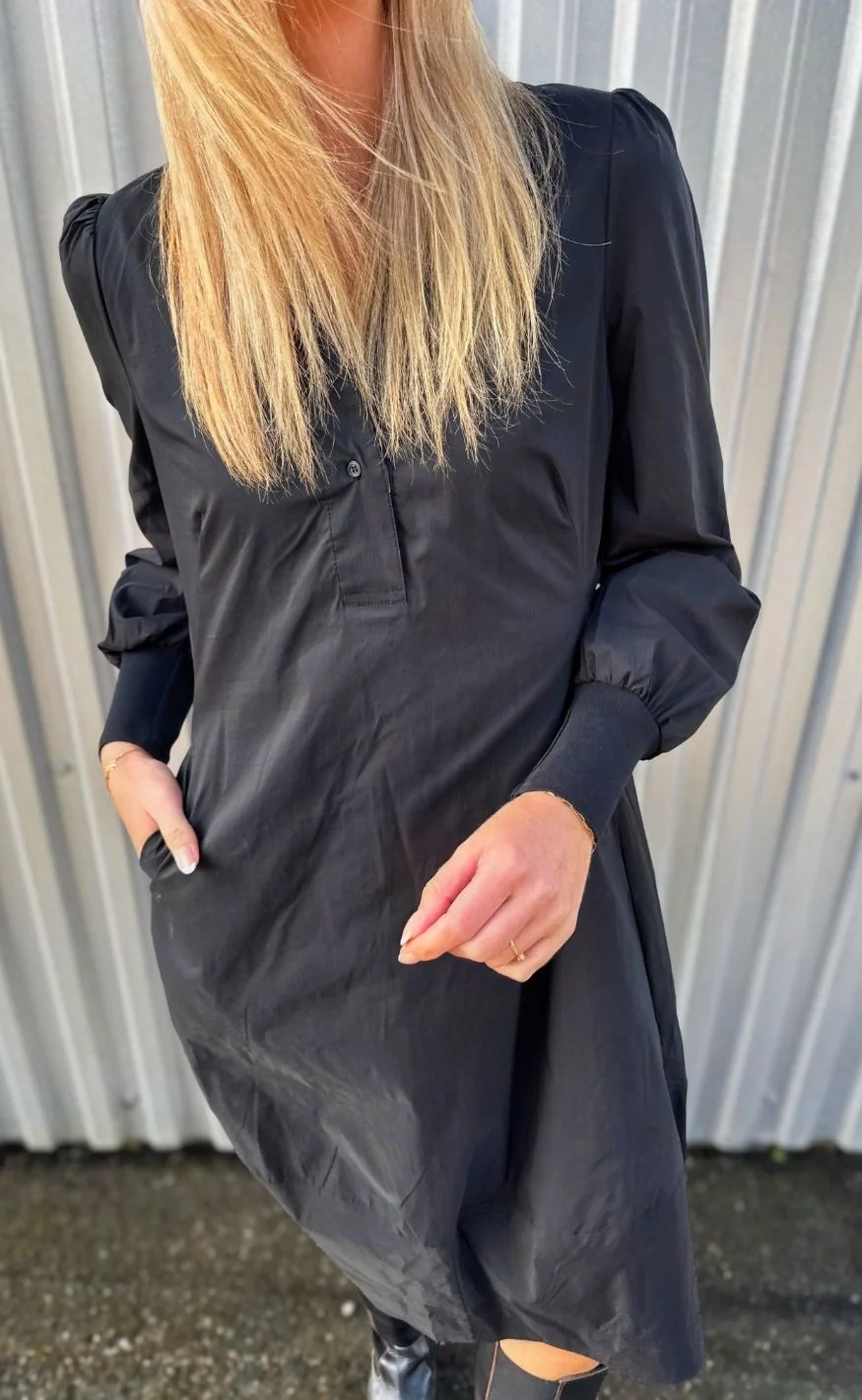 Culture Kjole - Antoinett Rib - Black - Image 7