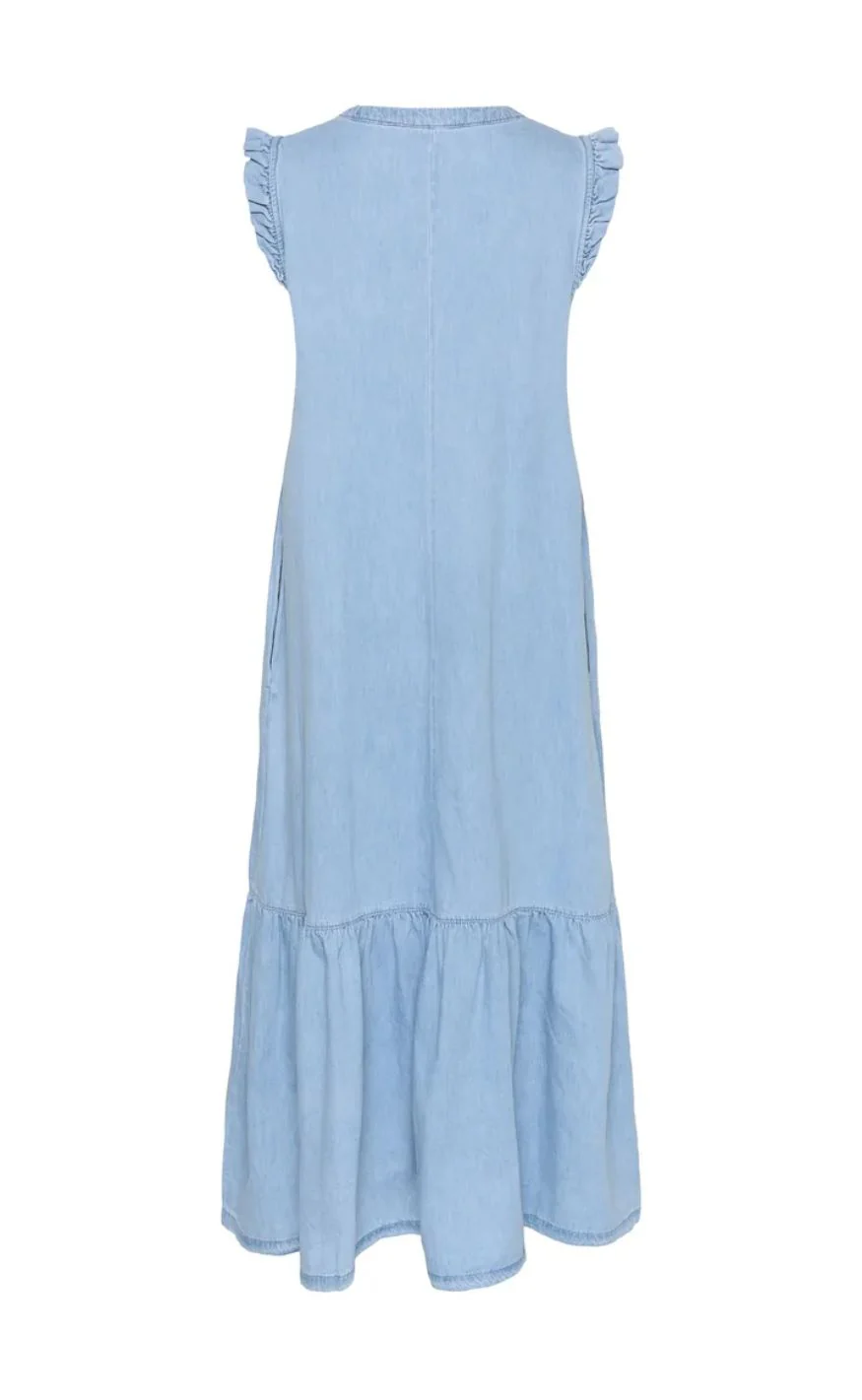 Culture Kjole - Berteline Arpa - Light Blue Wash - Image 4