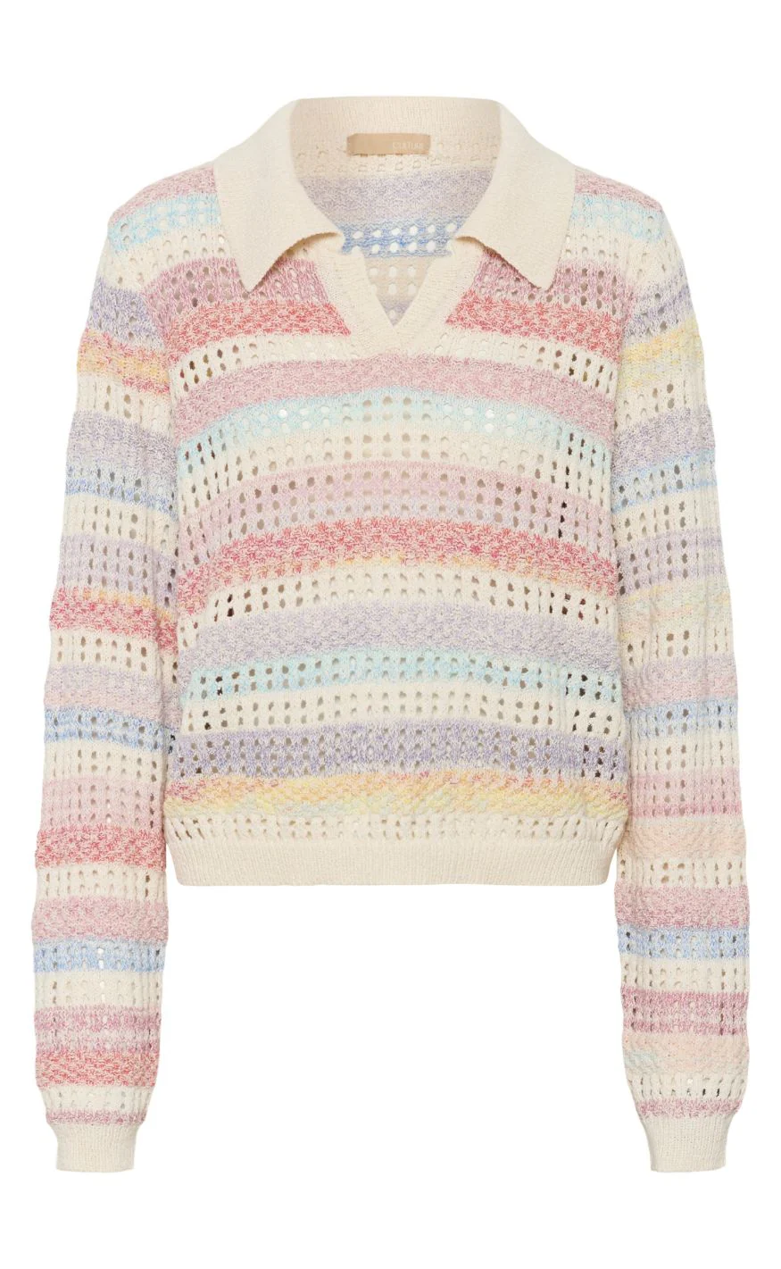 Culture Pullover - Juana Polo - Multi Stripe - Image 2