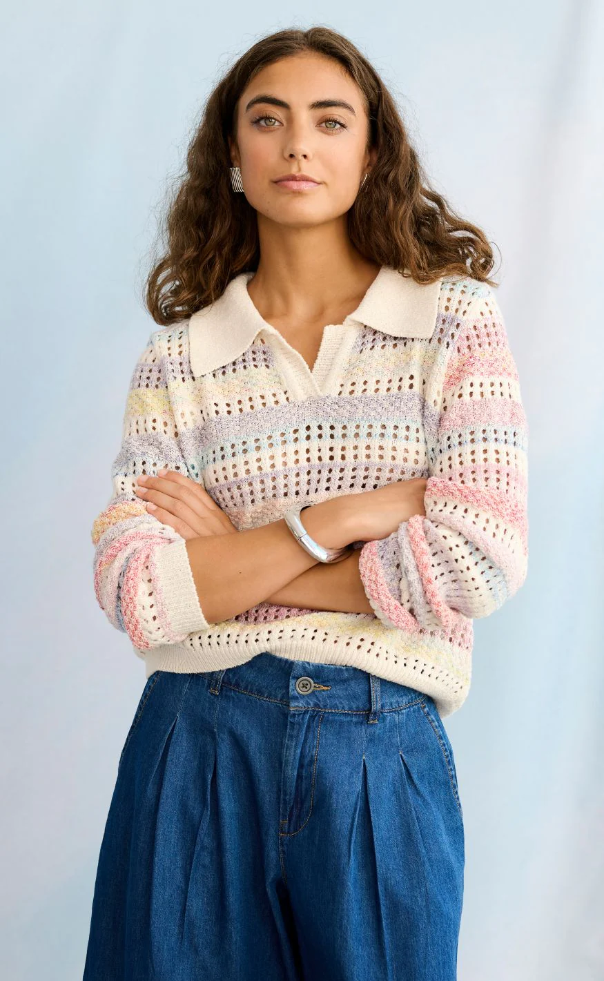 Culture Pullover - Juana Polo - Multi Stripe - Image 8