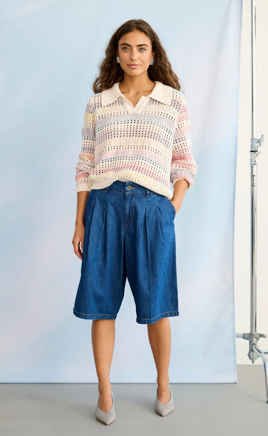 Culture Pullover - Juana Polo - Multi Stripe - Image 9