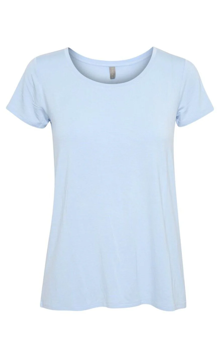 Culture T-shirt - Poppy - Cashmere Blue