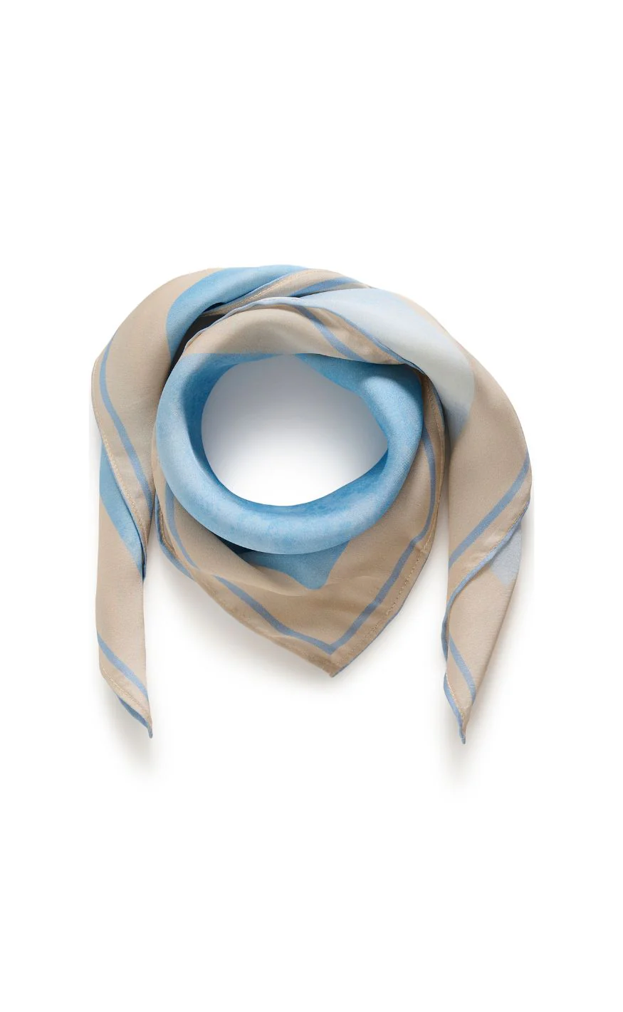 Culture Tørklæde - Loli Banda - Blue Blur - Image 2