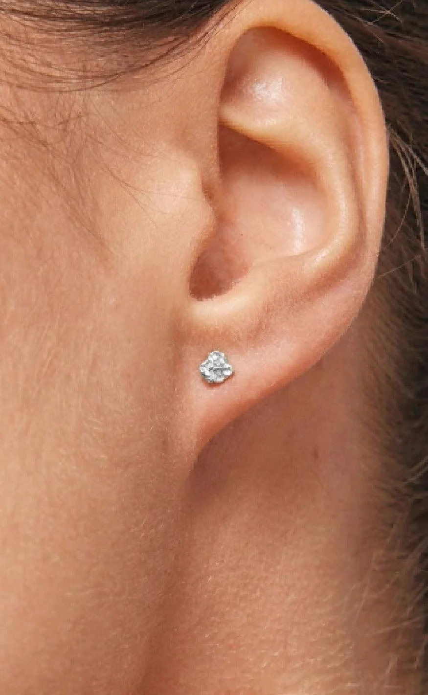 Enamel Copenhagen Øreringe - Studs Rio Mini - Silver Colour - Image 2