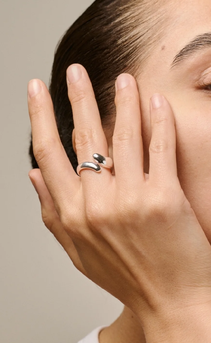 ENAMEL Copenhagen Ring - Neli - Silver Colour - Image 2