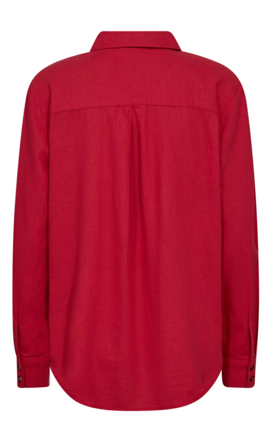 Freequent Skjorte - Lava Simple - True Red - Image 6