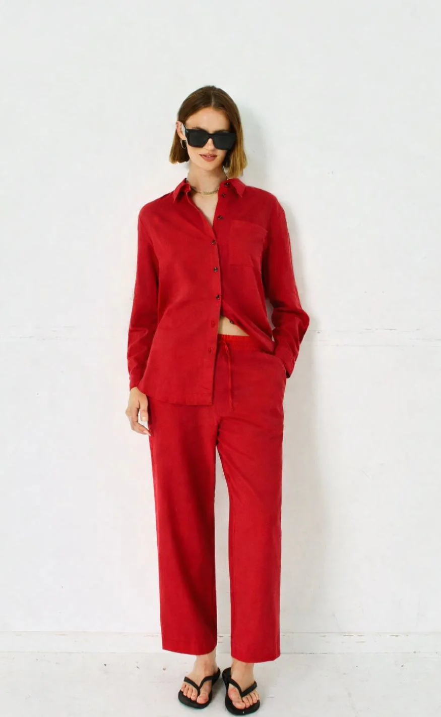 Freequent Skjorte - Lava Simple - True Red - Image 7